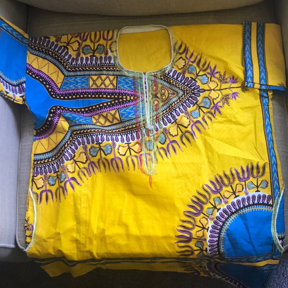 Dashiki shirt Tribal African caftan boohoo Unisex